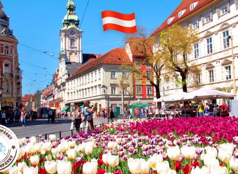 Navštívte veľkonočný Graz - centrum miestnych kulinárskych špecialít, tradícií a ručne vyrobených veľkonočných ozdôb. 