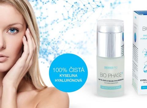 Bojujte proti vráskam, suchej, povädnutej a ochabnutej pleti jedinečnou kyselinou hyalurónovou v najvyššej koncentrácii 3 %.