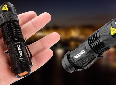 Vrecková LED baterka UltraFire. Šikovný pomocník nájde uplatnenie v každej domácnosti vďaka svojím malým rozmerom a oslepujúcemu výkonu.