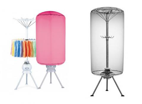 Elektrický sušiak so žehličkou. Nová metóda sušenia bielizne - sušiak vybavený UV žiarením, ktorý za vás bielizeň aj vyžehlí. 