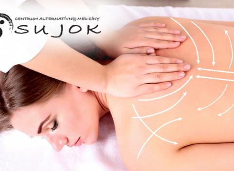 Vyskúšajte cestu prirodzeného liečenia. 30 min. Su-jok masáž alebo 60 min. diagnostika a poradenstvo v centre alternatívnej medicíny.