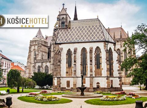 Luxusný Košice Hotel **** ubytovanie s 3-chodovou večerou, misou ovocia, fľašou šampanského a raňajkami pre 2 osoby.