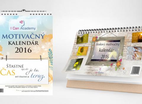 Nájdite svoju vnútornú silu a pozerajte sa na svet pozitívne. Stolové a nástenné motivačné kalendáre 2016 vrátane poštovného.