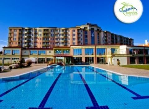 Užite si skvelú dovolenku v maďarskom  kúpeľnom mestečku Zalakaros v Hotel Karos Spa****. Pobyt s polpenziou a neobmedzeným wellness. 
