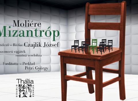 Vstupenka na divadelné predstavenie Mizantróp - smutná komédia. Predstavenie v maďarskom jazyku so slovenskými titulkami. 