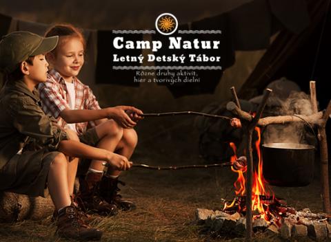 Parádny detský 10-dňový letný tábor CampNatur. Šport, turistika, kreatívne workshopy, nočné hry a hudobný program a mnoho ďalšieho.