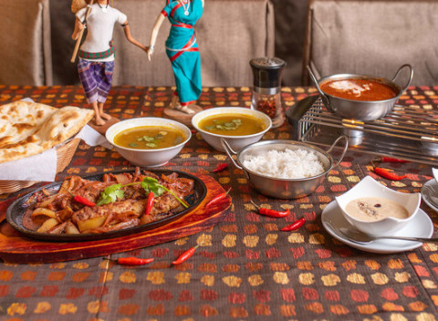 Darčekové poukážky do okúzľujúcej pravej indickej reštaurácie Maharadža.