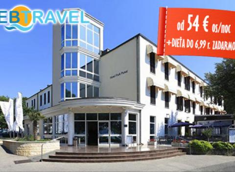 Vyberte sa na dovolenku s celou rodinou na očarujúci ostrov Krk. Dovolenka v 3* Hoteli Park Punat s light all inclusive.