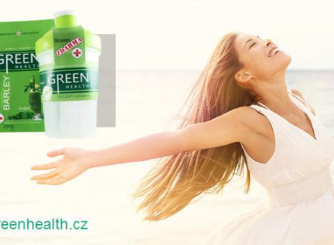 Doprajte si zdravú pochúťku. Zelený jačmeň v prášku plný vitamínov, potrebných živín a antioxidantov pre doplnenie energie a šejker zdarma.