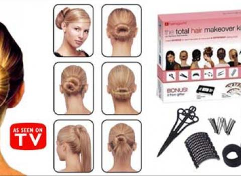 Krásne a trendy účesy si vytvoríte počas pár sekúnd vďaka jedinečnej spone do vlasov - HAIRAGAMI. Množstvo účesov za pomoci jednej spony.