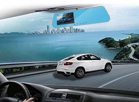 Zrkadlo do auta s Full HD kamerou a zadnou cúvacou kamerou. Fantastická pomôcka s ktorou budete nmať prehľad o dianí na vozovke.