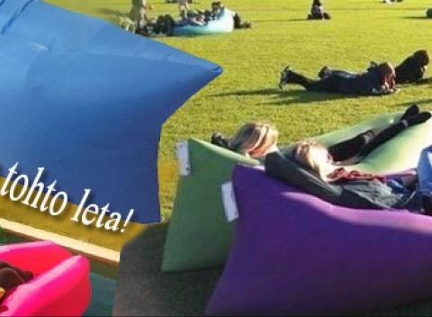 Idete k vode, do hôr, alebo sa chcete opáliť na záhrade? Relaxujte kdekoľvek vás napadne pomocou nafukovacieho vaku do vody či na sedenie!  