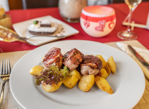 Valentínska večera vo dvojici v reštaurácii Pohoda - láska si pamätá hlavne krásne chvíle.