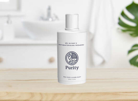 Antibakteriálny gél na ruky, ktorý likviduje až 99,99 % baktérií na pokožke.