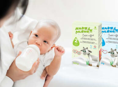 Dojčenská výživa z kozieho mlieka. Pre vaše dieťatko všetko potrebné pre vývin.