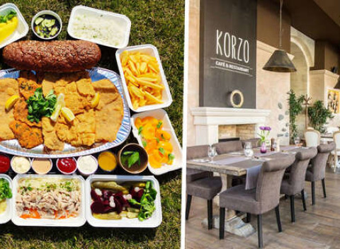 Rodinné kombo z KORZO café&restaurant, s donáškou rovno k vám domov.