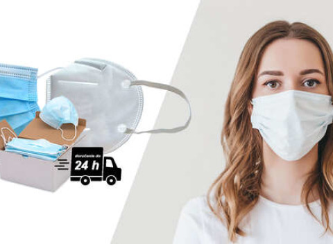 Ochranné rúška alebo respiračná maska KN95, s doručením do 24 hodín.
