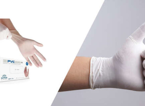 Balenie vinylových jednorázových rukavíc - nezabúdajte aj na ochranu rúk.