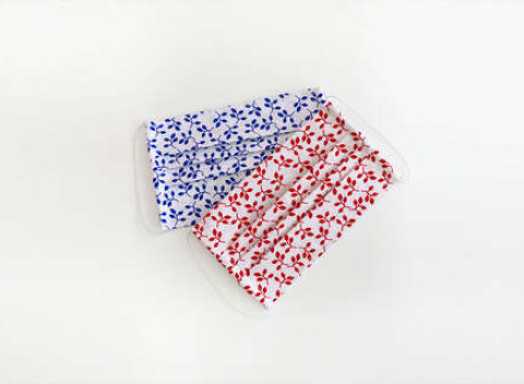 Dvojvrstvové bavlnené rúško na tvár - v ponuke v piatich farbách.