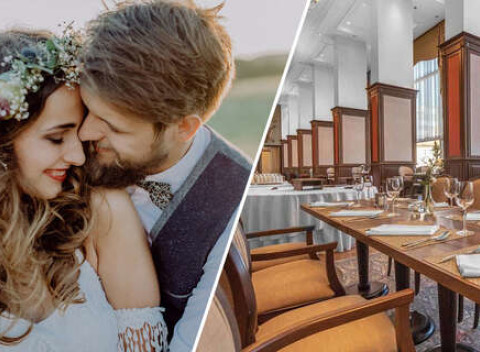 Svadobné menu alebo slávnostný bufet v reštaurácii Apollo Hotela**** vrátane prenájmu priestorov.