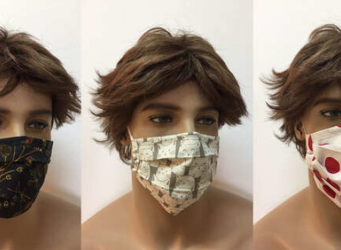 Ochranné dvojvrstvové rúško z bavlny s drôtikom na nos. Chráňte seba i okolie!