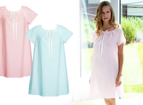 Luxusná dámska nočná košeľa z organickej bavlny, ktoré vám zaručí absolútne pohodlie.