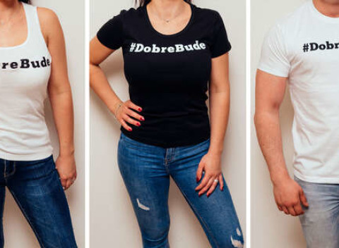 Bavlnené tričko, mikina alebo detské body s 3D potlačou DobreBude.