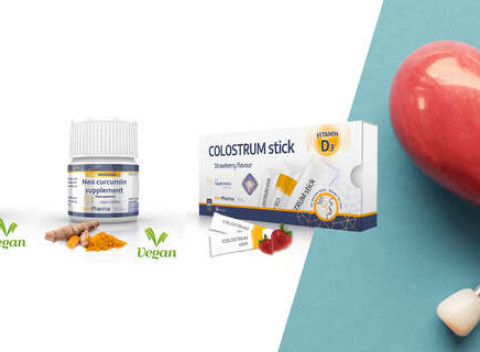 Výživové doplnky na podporu imunity s kurkumínom alebo kolostrumom