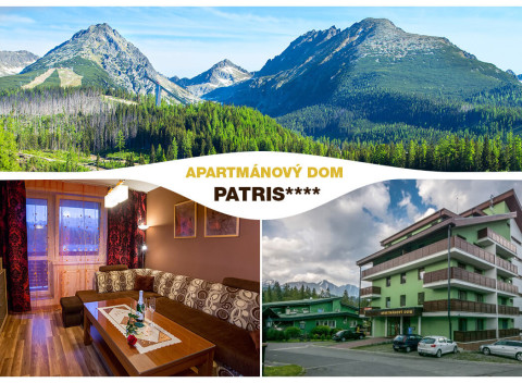 Vysoké Tatry: Pobyt v moderne zariadenom Apartmánovom dome Patris v Tatranskej Štrbe.