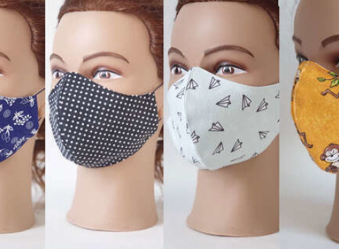 Kvalitné tvarované rúška pre malých i veľkých, ktoré príjemne sedia na tvári.