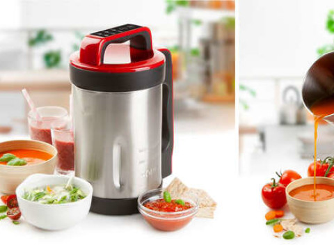 Automatický polievkovar DOMO s ďalšími funkciami – mixovanie, príprava smoothie, marmelád či ohrievanie.