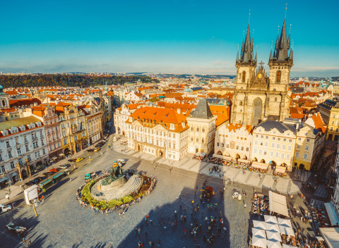 Praha priamo v centre v apartmánoch Old Town Home Prague s fľašou sektu a raňajkami.