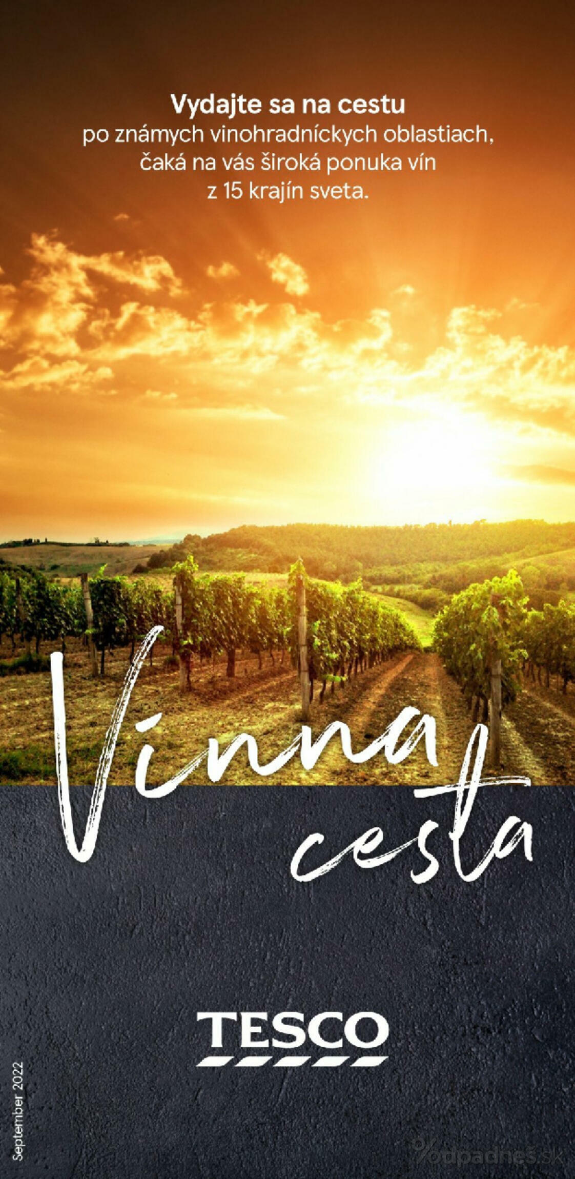 1. stránka Tesco letáku