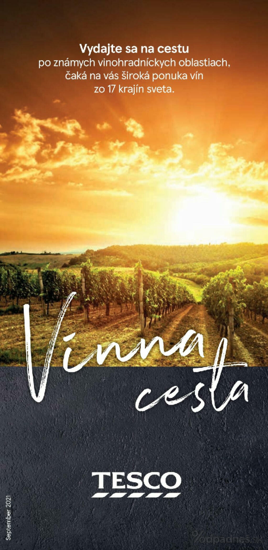1. stránka Tesco letáku