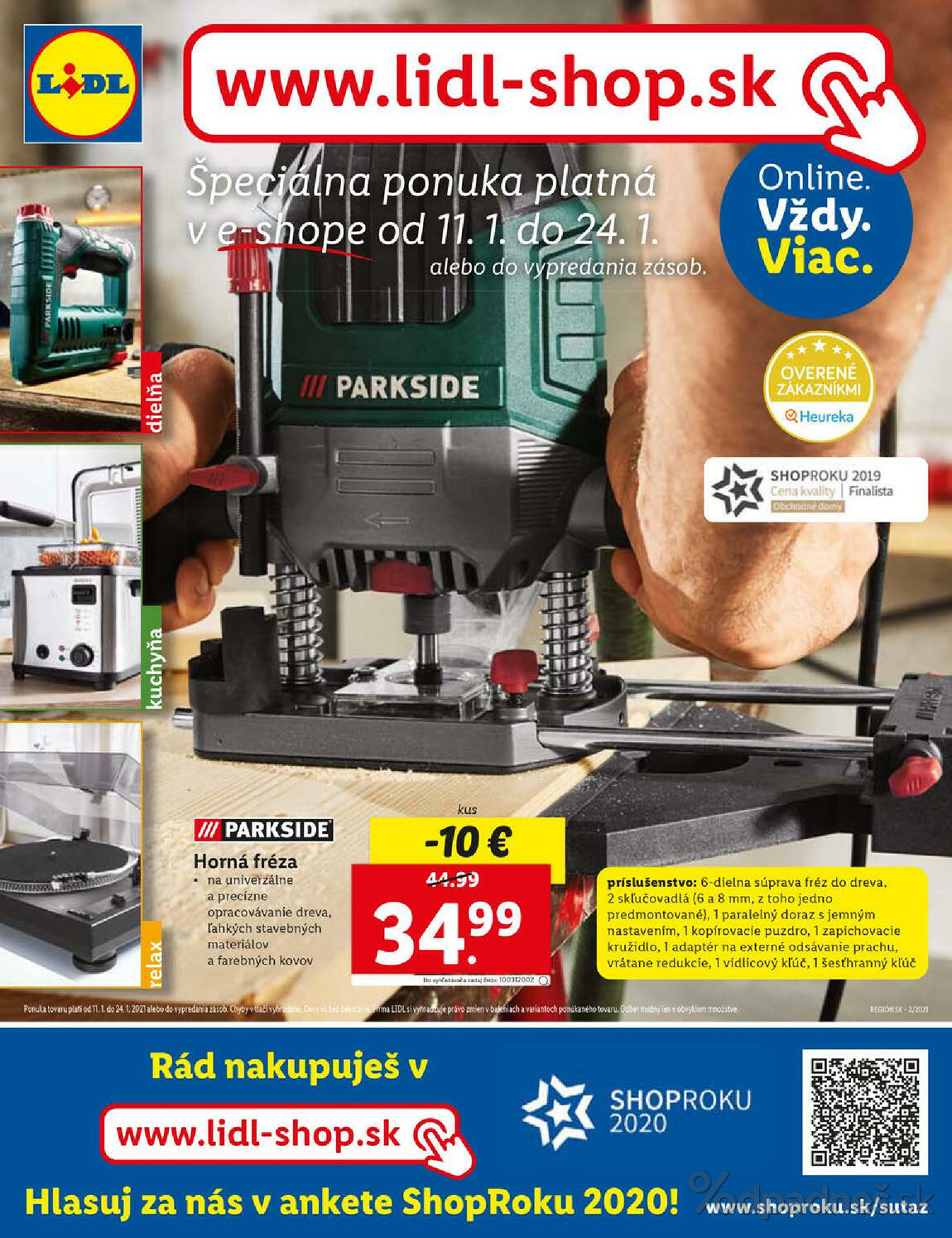 1. stránka Lidl letáku