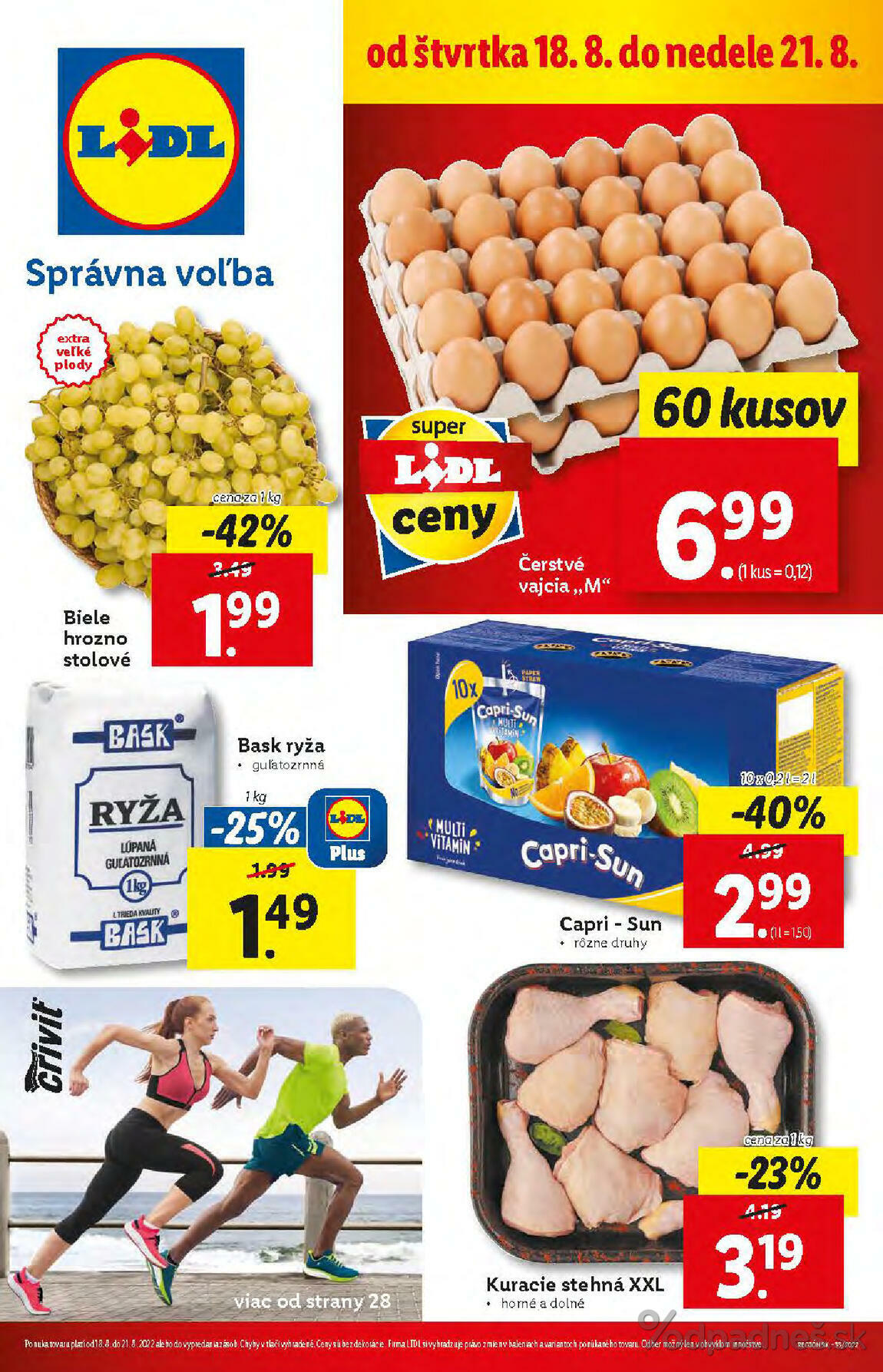 1. stránka Lidl letáku