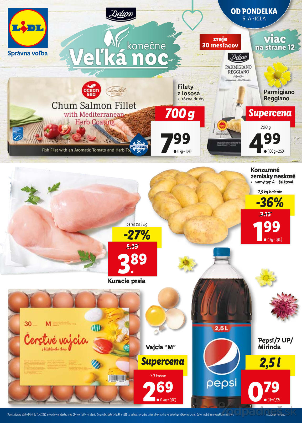 1. stránka Lidl letáku