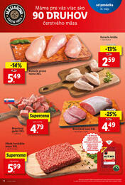4. stránka Lidl letáku