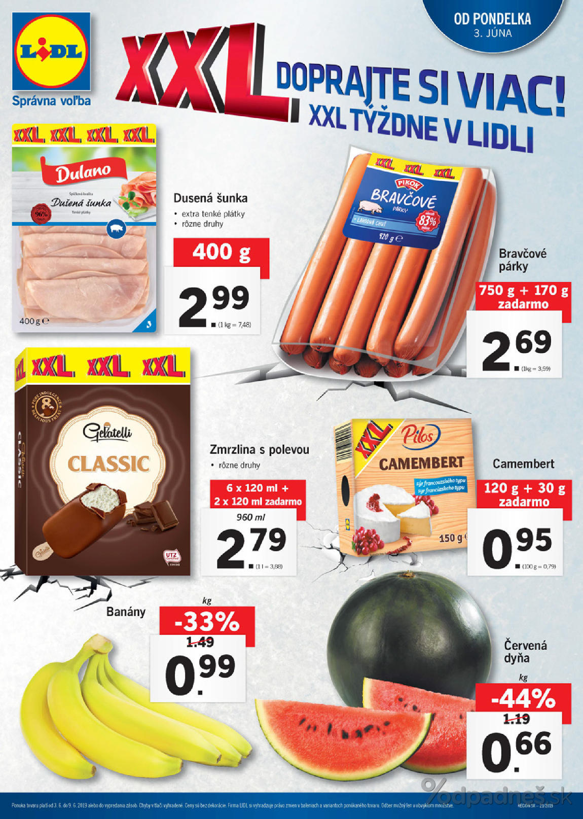 1. stránka Lidl letáku