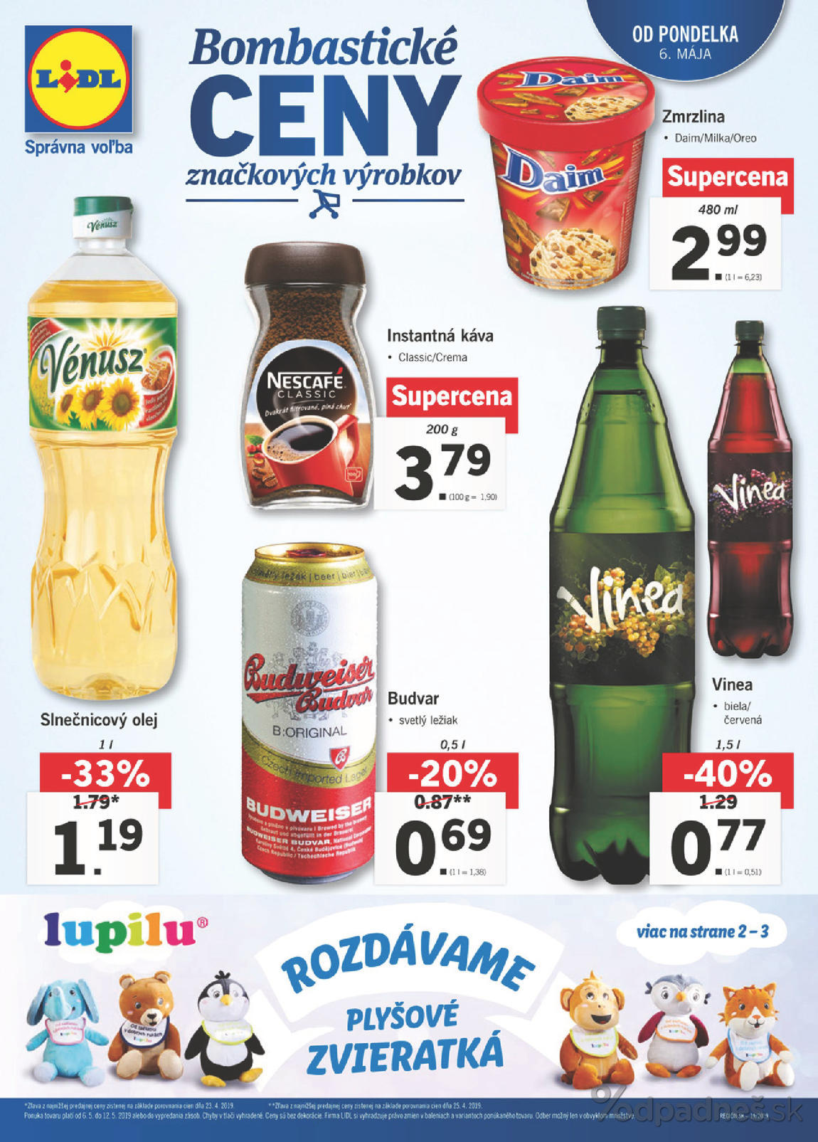 1. stránka Lidl letáku