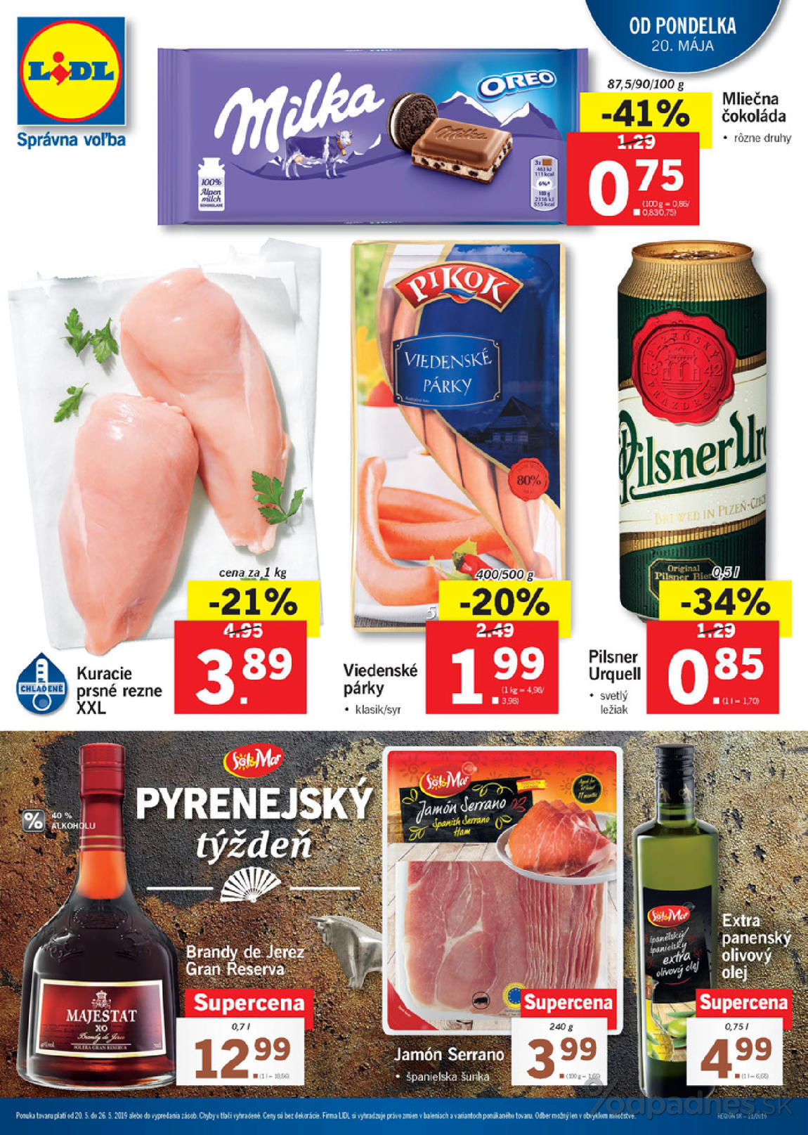 1. stránka Lidl letáku