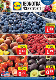 3. stránka Lidl letáku