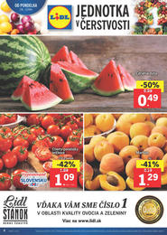 4. stránka Lidl letáku