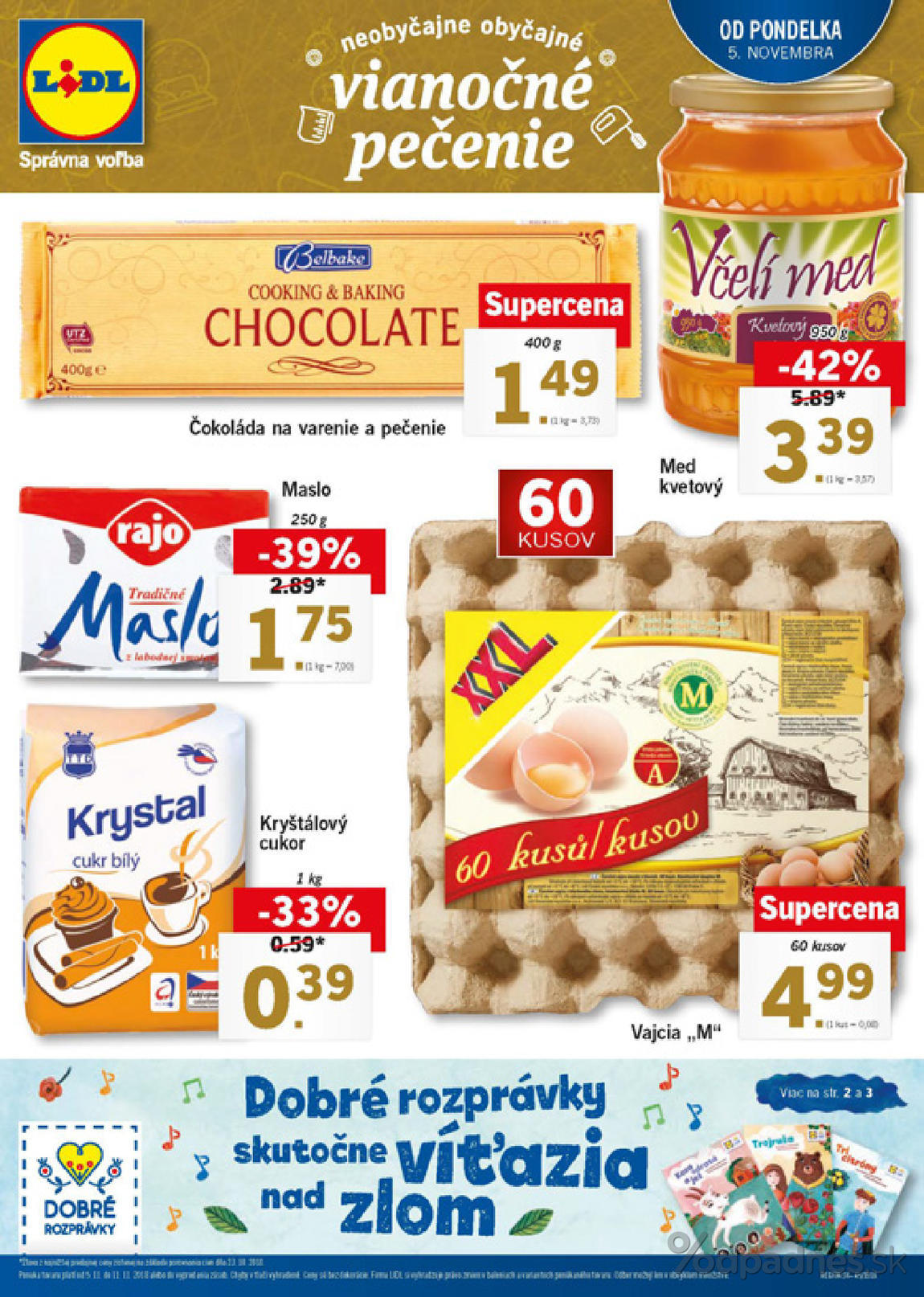 1. stránka Lidl letáku