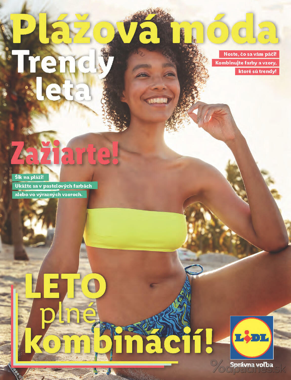 1. stránka Lidl letáku