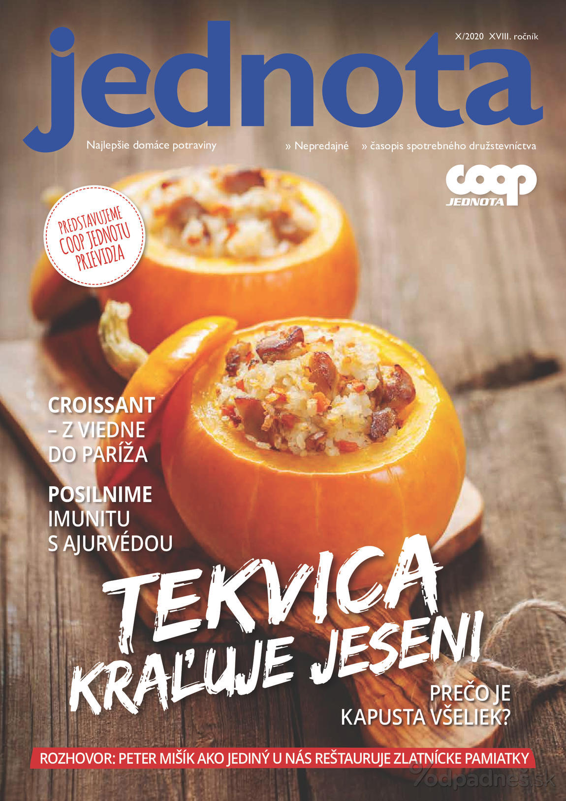 1. stránka Coop letáku
