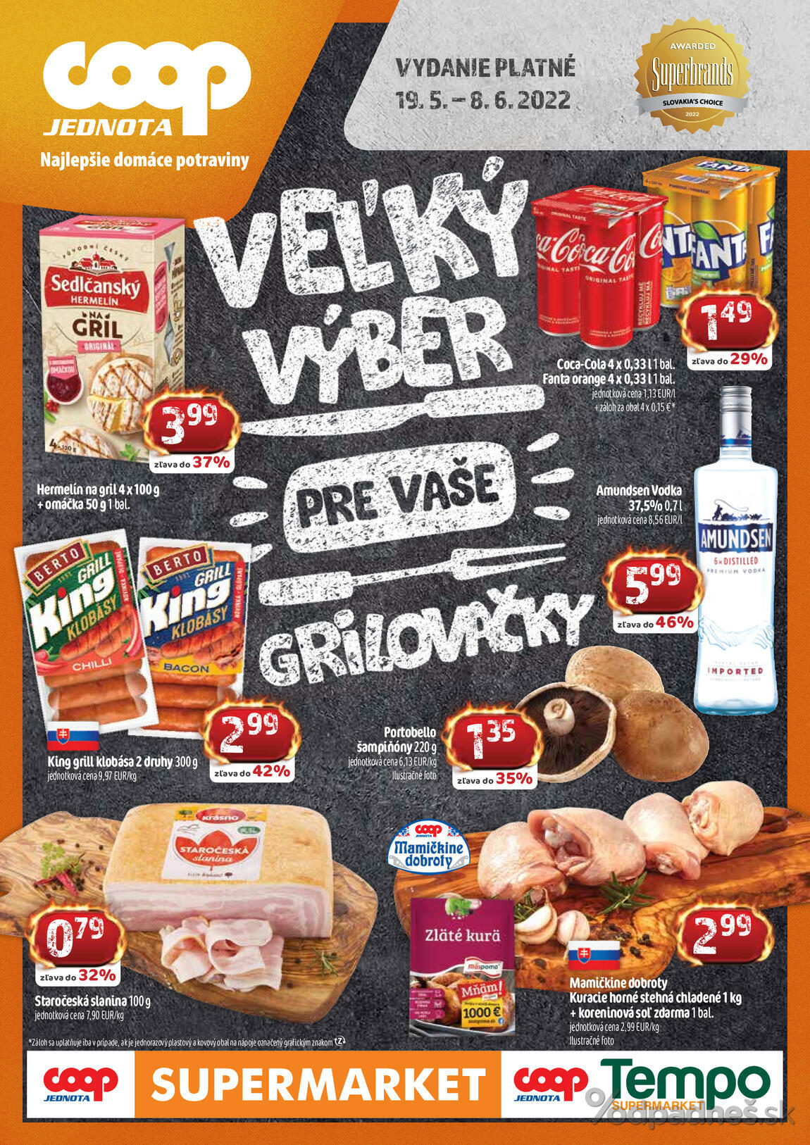1. stránka Coop letáku