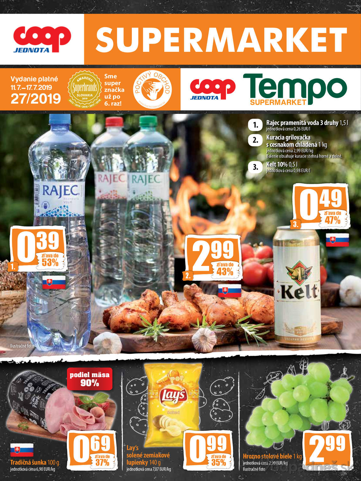 1. stránka Coop letáku