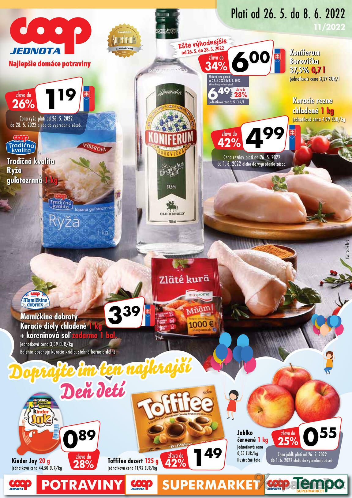 1. stránka Coop letáku