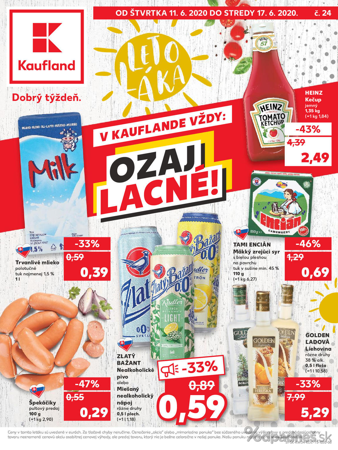 1. stránka Kaufland letáku
